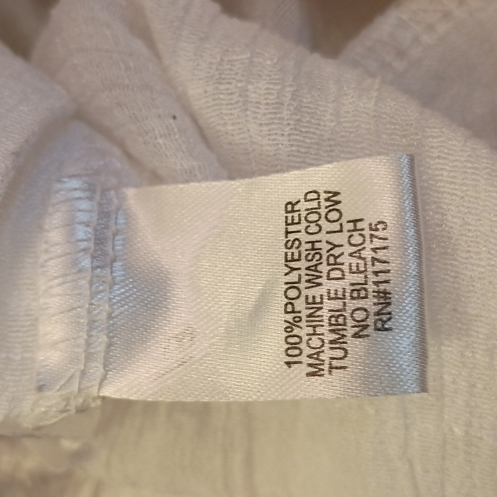 Beach Break SZ XL White Beach Palazzo Pants - Picture 6 of 7